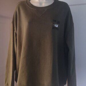 H&M The Lake District embroidered crew neck sweatshirt - Size XL